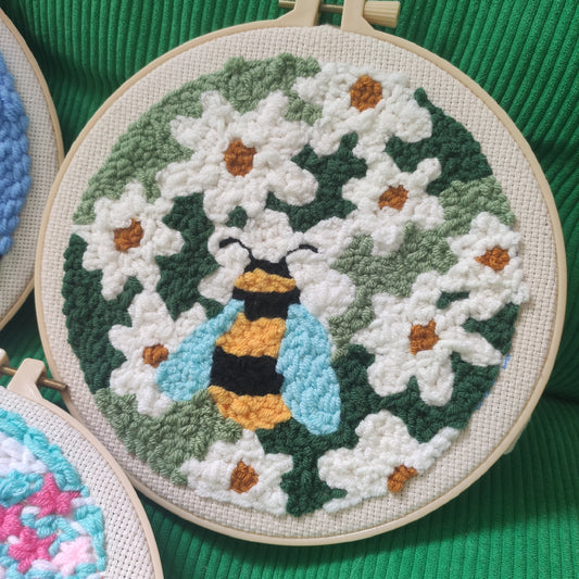 L'abeille - Kit découverte punch needle