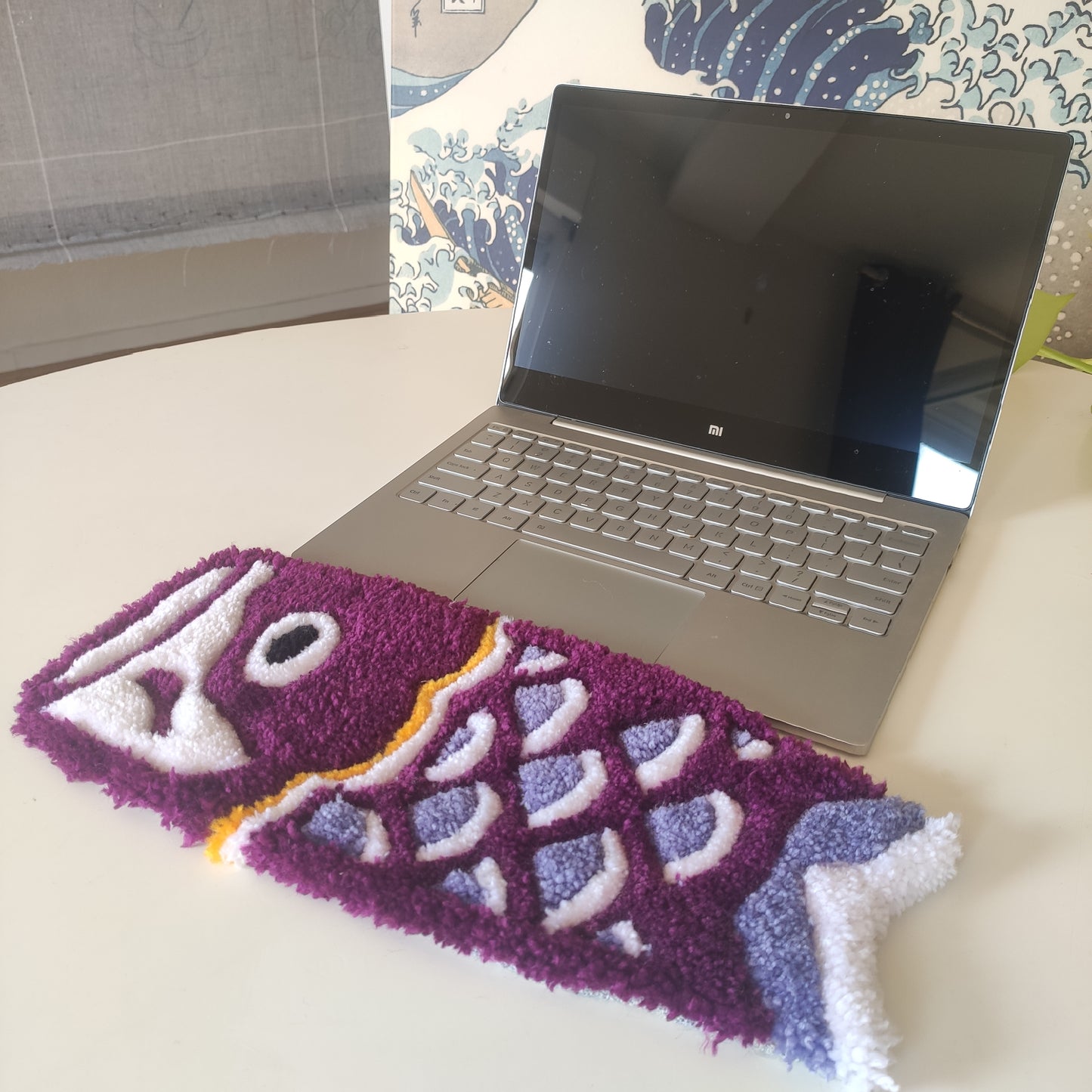 Koi Nobori Violet - Tapis repose poignet