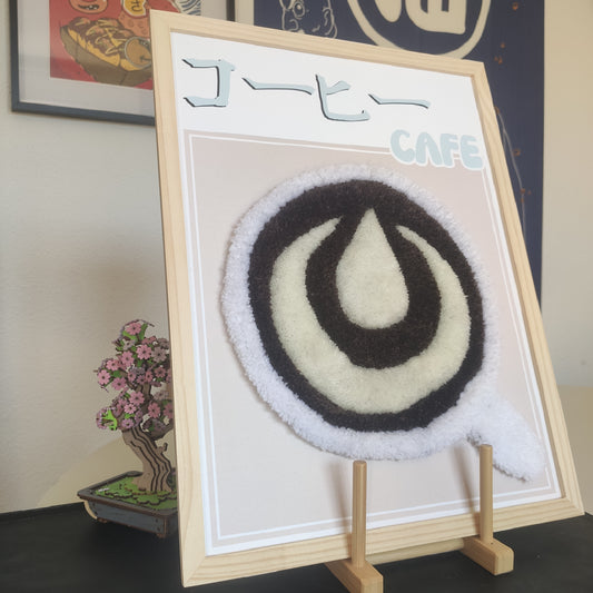Café - Affiche Tufting